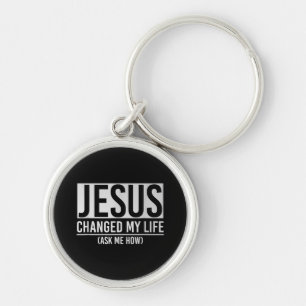 Chaveiro Jesus Mudou A Minha Vida Pergunte-Me Como Jesus