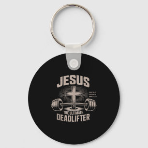 Chaveiro Jesus O Levantador de Peso Definitivo Garoto Muscu