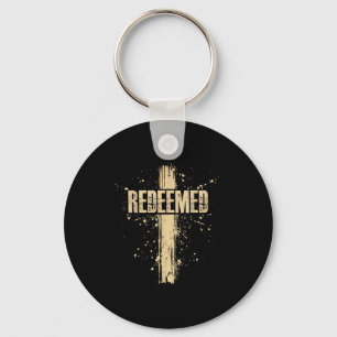Chaveiro Jesus Redimido Cruz Pregos Fé Fé Design