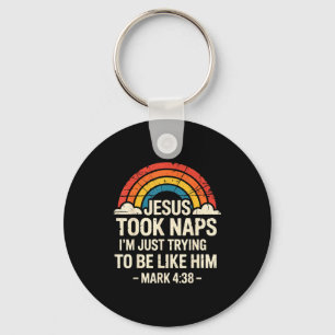 Chaveiro Jesus Retro Dormiu Sonecas Design Marca Escritura