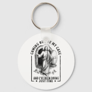 Chaveiro Jesus Saindo Da Minha Caverna E Eu Estou Bem