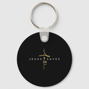 Chaveiro Jesus Salva Fé Cruzando Cristo Religioso Jesus Sav