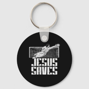 Chaveiro Jesus Salva Futebol Futebol Cristão Goleiro Gol