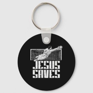 Chaveiro Jesus Salva Futebol Futebolista Cristiano Goleiro