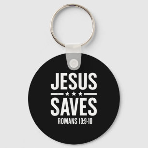 Chaveiro Jesus Salva os Romanos Bíblias Verdadeiramente Hom