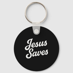 Chaveiro Jesus Salva Roteiro Vintage