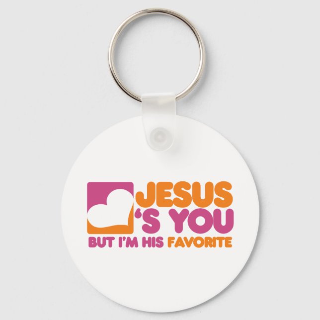 Chaveiro Jesus te ama (Frente)