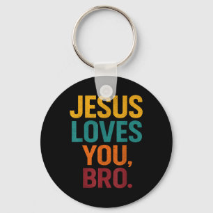 Chaveiro Jesus Te Ama Bro Crianças Cristãs Engraçadas