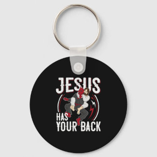 Chaveiro Jesus tem as costas do Cristo Jiu Jitsu