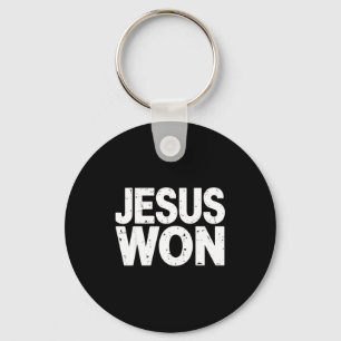 Chaveiro Jesus Venceu Fé Cristã Religiosa 