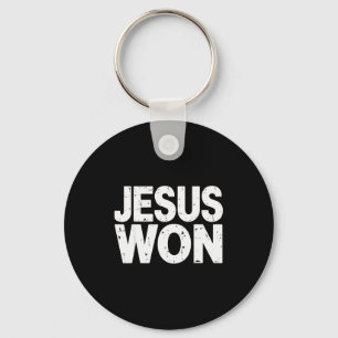 Chaveiro Jesus Venceu Fé Cristã Religiosa