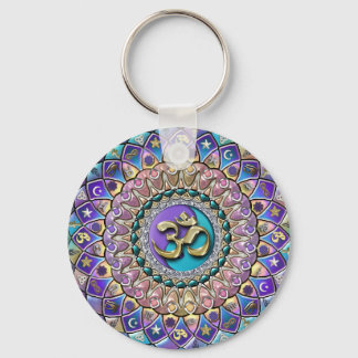 Chaveiro Jeweled Astrosymbology Mandala Keychain