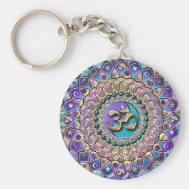 Chaveiro Jeweled Astrosymbology Mandala Keychain