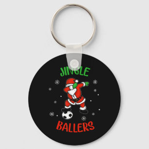 Chaveiro Jingle Ballers Futebol de Natal Futebol Santa