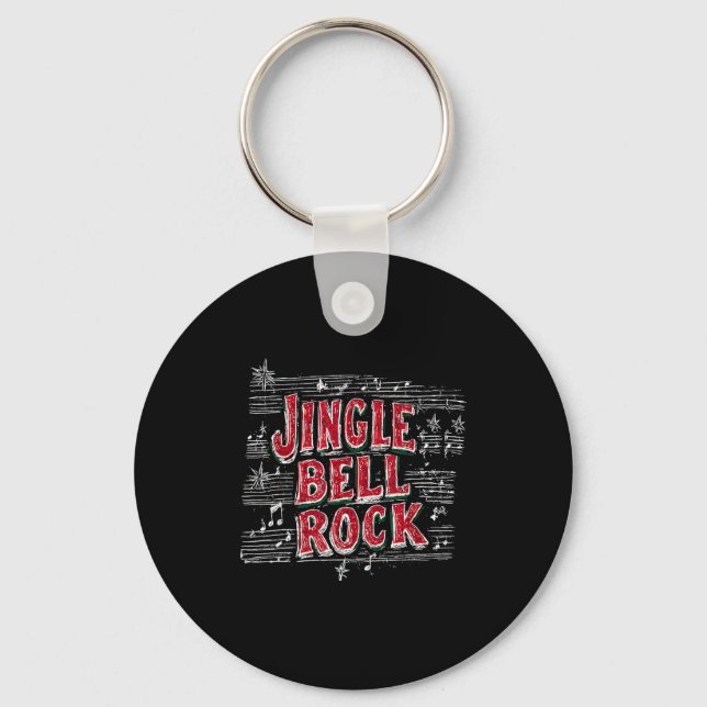 Chaveiro Jingle Bell Rock Christmas Music Band Xmas Party P (Frente)