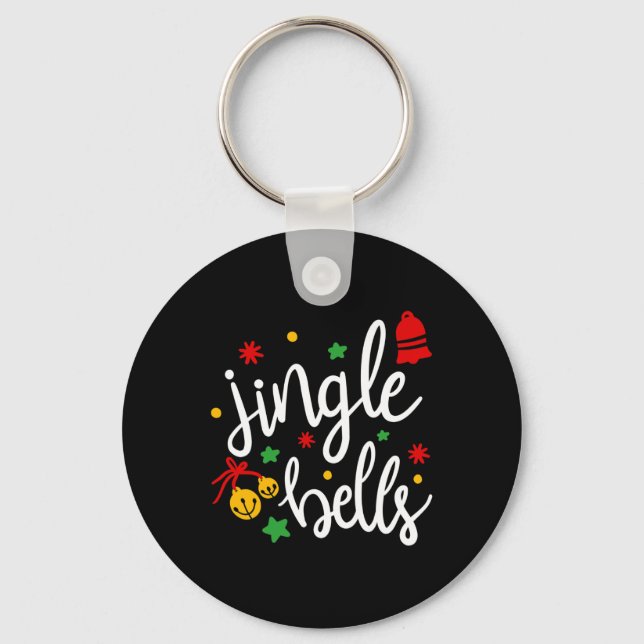 Chaveiro Jingle Bells Jingle All The Way Xmas Gift Christma (Frente)