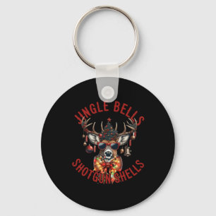Chaveiro Jingle Bells Shotgun Shells Caçador Engraçado