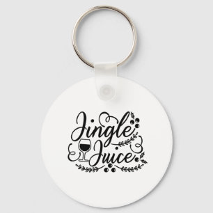 Chaveiro Jingle Juice Engraçado Bebendo de cerveja de Natal