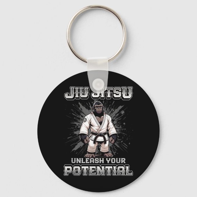 Chaveiro Jiu Jitsu Brasileiro MMA e BJJ de Grappling Fofo (Frente)