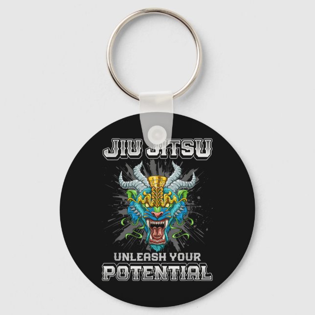 Chaveiro Jiu Jitsu Brasileiro MMA e Grappling BJJ Tigre (Frente)