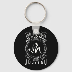 Chaveiro Jiu Jitsu de um Velho Homem Subestimado BJJ MMA