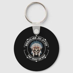 Chaveiro Jiu Jitsu War Bonnet - Equipe de submissão Jiu Jit