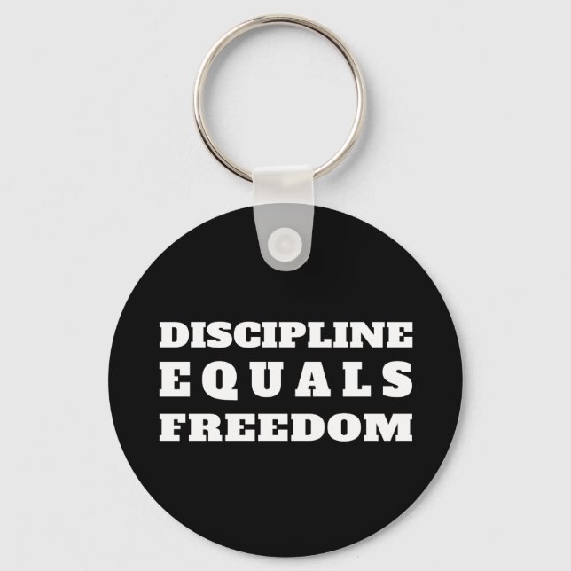 Chaveiro Jocko Willink Discipline Igual à Liberdade (Frente)