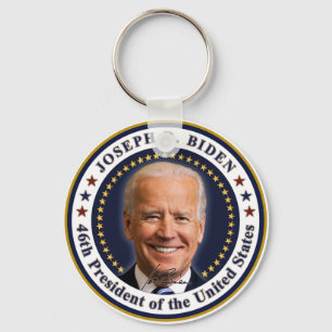 Chaveiro Joe Biden Presidente Dia de Inauguração Lembrança
