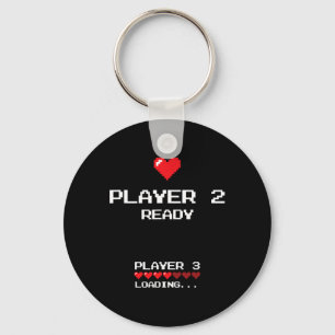 Chaveiro Jogador 2 Jogador 3 Carregando - Jogos Retrô -