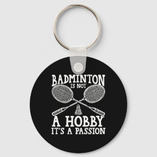 Chaveiro Jogador de Badminton do Shuttle