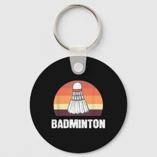 Chaveiro Jogador de Badminton Shuttle