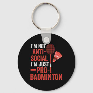 Chaveiro Jogador de Badminton Shuttle 6