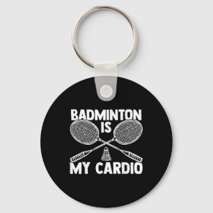 Chaveiro Jogador de Badminton Shuttle 8