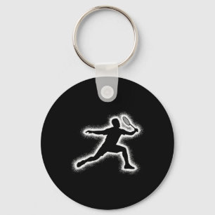 Chaveiro Jogador de Badminton Shuttle Boys Crianças Badmint