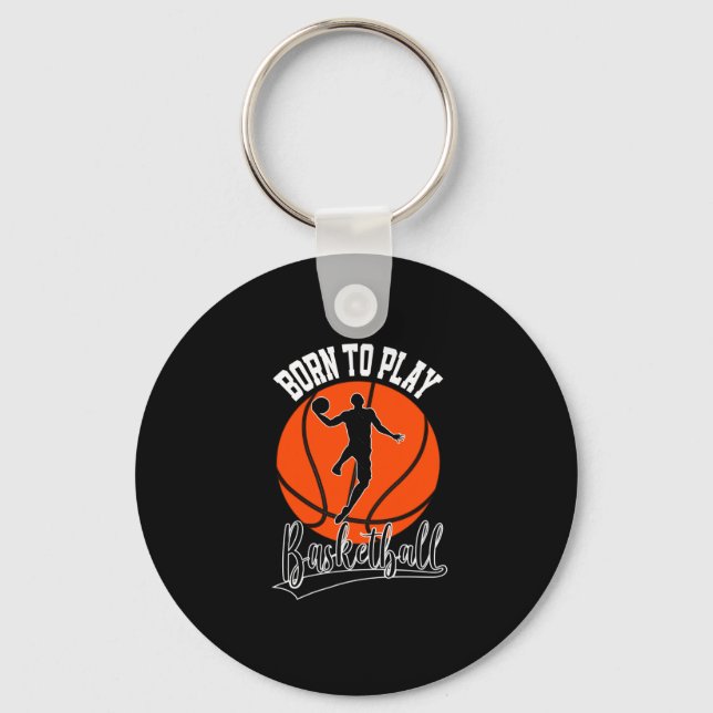 Chaveiro Jogador De Basquete Da Faculdade De nascer Para Jo (Frente)