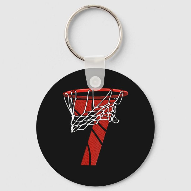 Chaveiro Jogador de basquete de 7 infantil - Presente de se (Frente)