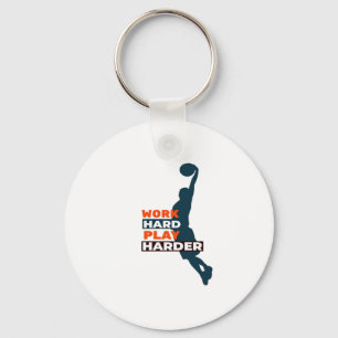 Chaveiro Jogador de basquete de Duro para jogar Duro tão cl