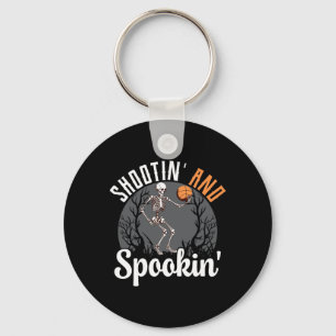 Chaveiro Jogador De Basquete De Skeleton E Spookin Ha