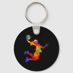 Chaveiro Jogador de Basquete Engraçado Tie Dye Equipe Espor