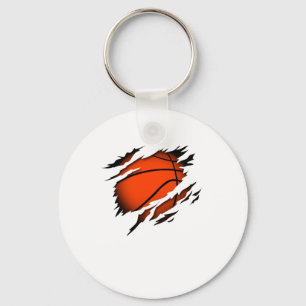 Chaveiro Jogador De Basquete No Coração