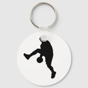 Chaveiro Jogador de basquete Silhouette