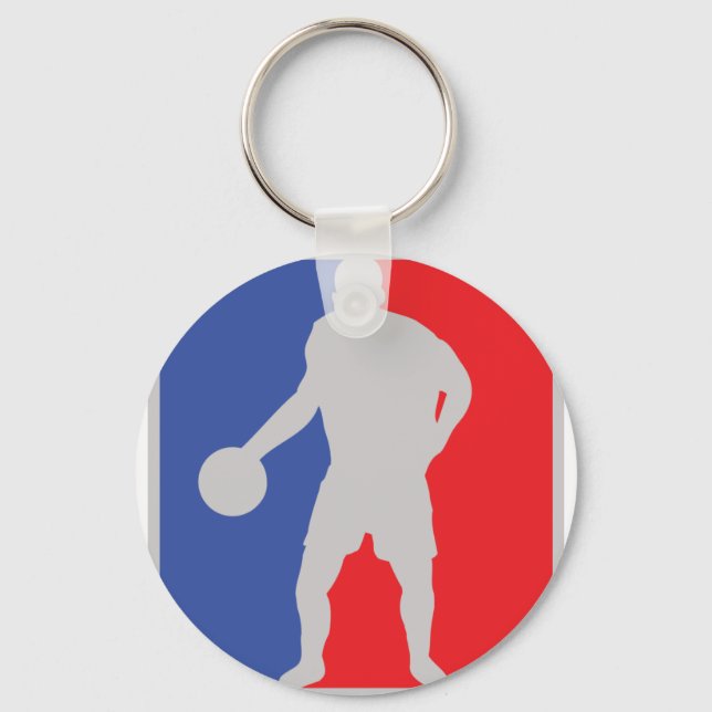 Chaveiro jogador de basquetebol (Frente)