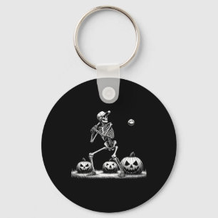 Chaveiro Jogador de Beisebol Esqueleto Halloween Homens Mul