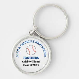 Chaveiro Jogador de Beisebol Personalizado do Ensino Médio