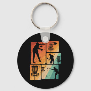 Chaveiro Jogador de Disc Golf Engraçado Entusiasta de Espor