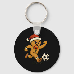 Chaveiro Jogador de Futebol de Pão de Mel Natal Divertido M