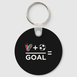 Chaveiro Jogador de Futebol Engraçado Matemática Gol Amante
