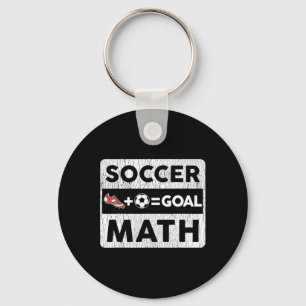 Chaveiro Jogador de Futebol Engraçado Matemática Gol Amante