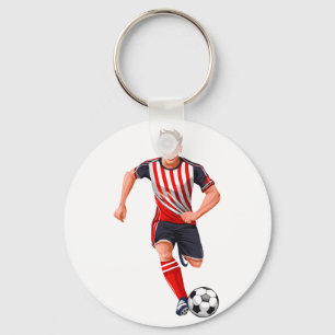 Chaveiro Jogador de futebol homem