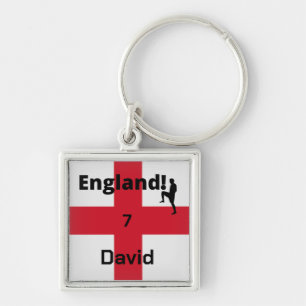 Chaveiro Jogador de futebol inglês personalizável